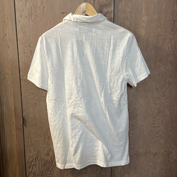 NWT Calvin Klein Jeans White With Black Logo Polo Shirt Size X-Small - Picture 2 of 5